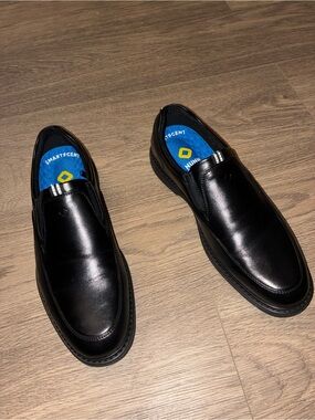 Black Slip-On Dress Shoes - SmartScent Insole
